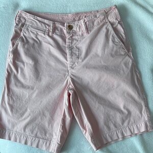 American Eagle Outfitters Ne(x)t Level Flex Light Pink Men's Flat Front Shorts